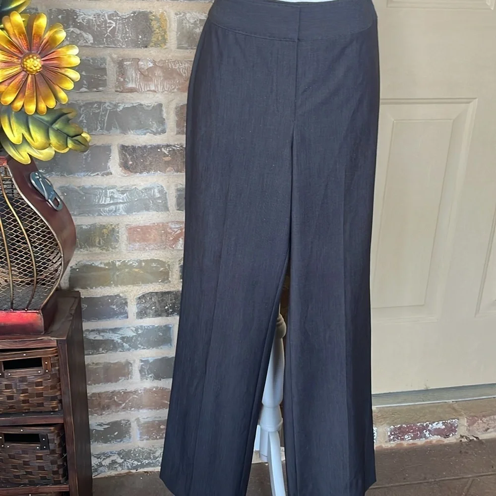 Nine West x Kasper Brown Tailored Pantsuit Polish Trousers Fitted Blazer Refined